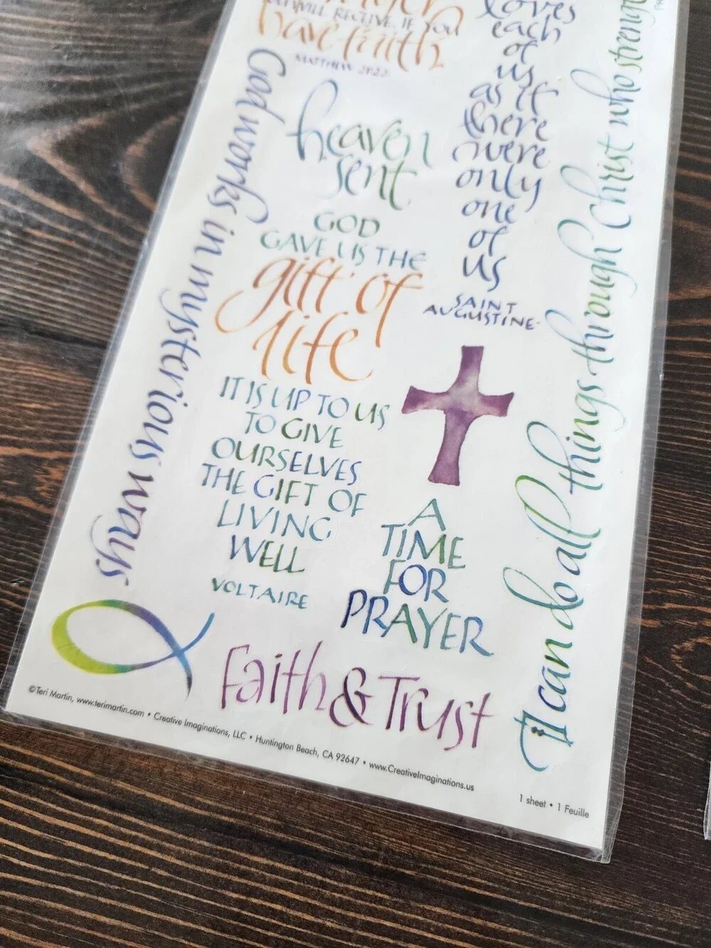 Scrapbooking Stickers Lot Easter Christian Jumbo Sheets New Vintage Retired #22